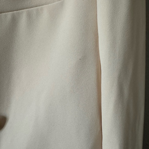 VINCE. Double-breasted recycled-crepe blazer 10 Cream - Picture 11 of 11